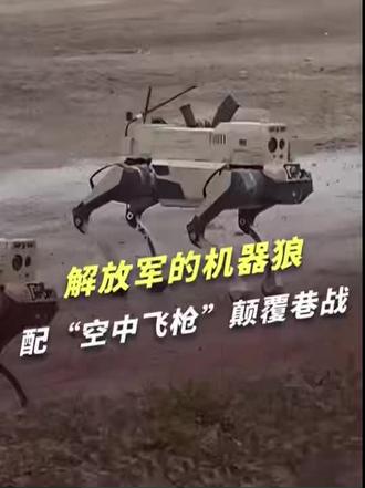 解放军太会玩,机器狼配“空中飞枪”,巷战可虐杀任何对手 #时代的荣耀 #全球创作者计划 #零基础看懂全球