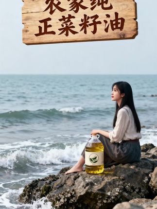 菜籽油降价了哦,有喜欢吃菜籽油的家人们着手了哈!#三农 #农村生活