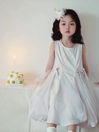 #公主裙#无袖连衣裙#背心裙