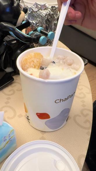 一分钟教会你茶百道新品实在木薯甜品碗!#茶百道 #保利天汇茶百道