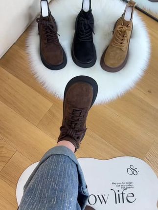 #你鞋真好看 #美鞋推荐 #马丁靴推荐 #加绒短靴女鞋