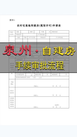在泉州建一栋自建房,需要办理什么手续?其实并不复杂,大家去村里申请,村委会拿一个表格给我填,村委审批好了,就会交到镇上审批乡镇审批通过之后,就会发放乡村建设规划许可证,申请的材料有两个比较重要,第一个 是房子的设计图纸,第二个是要找有资质的施工方来建房,并且2026年政策放宽了,荒坡地、集体用地、耕地(非永久性农田)均可审批建设#农村自建房 #福建泉州 #别墅设计 #旧房改造 #宅基地建房