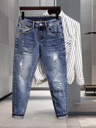 #个性牛仔裤男款 #男士牛仔裤推荐 #潮流穿搭 #显瘦牛仔裤 #强烈推荐