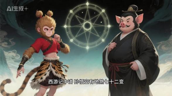 大师兄的地煞七十二变,二师兄的天罡三十六变,究竟由何而来 #民间故事 #神话故事 #上古神话 #故事