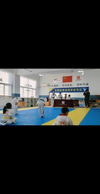 #跆拳道日常 升蓝带考级内容