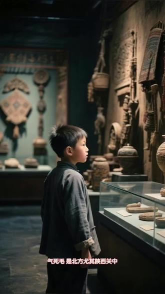 男孩脑后的气死毛