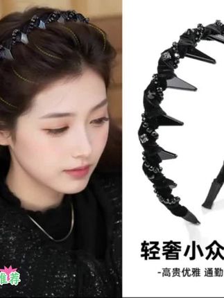 巴黎王妃发箍女2025新款高级感水钻麻花辫发卡时尚洋气高颅顶头箍#头箍#发箍#发卡#发饰#饰品@我要上热门 @DOU+小助手