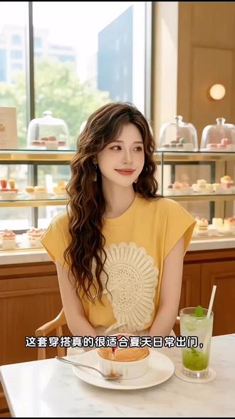 🍹 日常松弛感穿搭,甜系氛围拉满 在喜欢的角落消磨时光,穿搭自带温柔滤镜,把日子过成小甜剧 #夏日穿搭 #日常出行 #治愈系穿搭