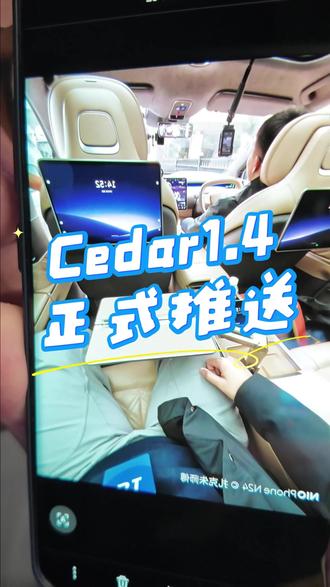 Cedar1.4正式推送 Cedar雪松1.4正式推送了,NWM2.0一起开来吧!#蔚来 #蔚来智驾 #蔚来世界模型全新版本发布 #蔚来用户领航团