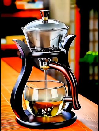#无限回购的宝藏单品#懒人玻璃茶具套装半自动泡茶器耐热透明功夫茶壶茶杯套装家用会客#超便宜超划算 #强烈推荐 #茶生活