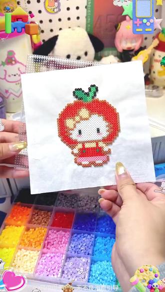 融合豆拼豆豆手工diy套装益智玩具含制作工具适合小学生大人 #融合豆 #拼豆豆 #手工diy套装 #益智玩具 #制作工具