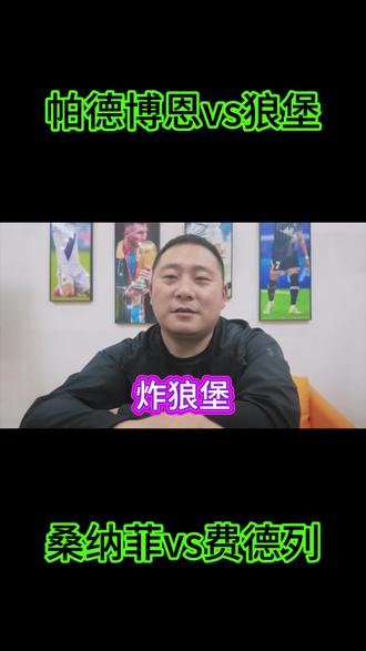 #帕德博恩vs狼堡 #足球预言家 #体彩 #足球分析#桑纳菲尤尔vs费德列斯达