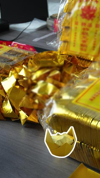 一百种叠元宝的方法 五路财神宝 #折纸教程#非物质文化遗产手工制作#手工折纸教程#习俗风俗