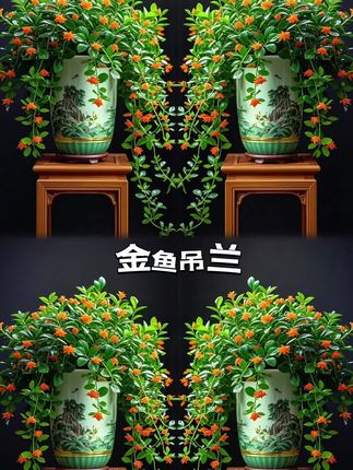 #金鱼吊兰 #金鱼花 #室内绿植推荐 #绿植盆栽 #家庭养花