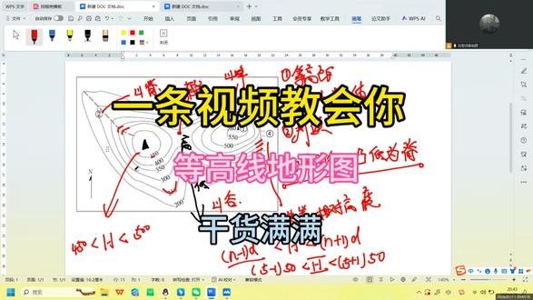 一条视频教会你等高线地形图的判读,妥妥的必考题型。#中考地理必考知识点 #等高线地形图 #答疑