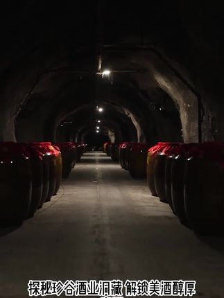 深山腹地的山洞里,藏着珍谷酒业的 “酿酒密码”。天然形成的恒温恒湿环境,如同为酒品量身打造的 “时光容器”,岩壁上凝结的水珠,默默守护着每坛酒的蜕变。本地糯米经乌衣红曲麦曲古法发酵,酿成的黄酒清甜、白酒甘冽、果酒果香浓郁,在陶坛中沉睡十年,坛壁上的黑曲霉见证着风味的沉淀。如今,这里化身文旅秘境,走进山洞,看陶坛阵列、闻陈年酒香,解锁珍谷酒业洞藏佳酿的独特魅力~#白酒 #果酒 #黄酒 #珍谷酒业