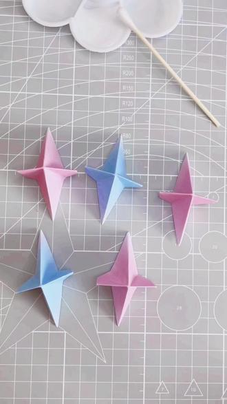 绣球花折纸3#折纸 #手工折纸 #手工折纸教程