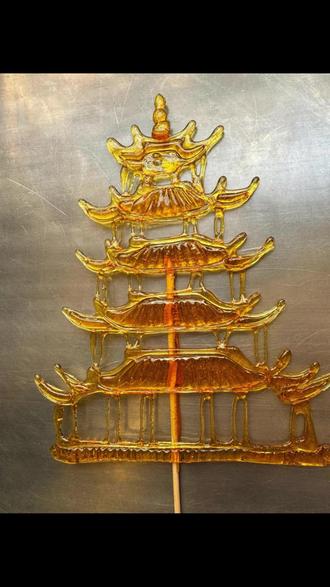 糖画—黄鹤楼 #糖画 #非遗守护人 #百young非遗计划 #非遗祈福百景图 #抖音非遗计划