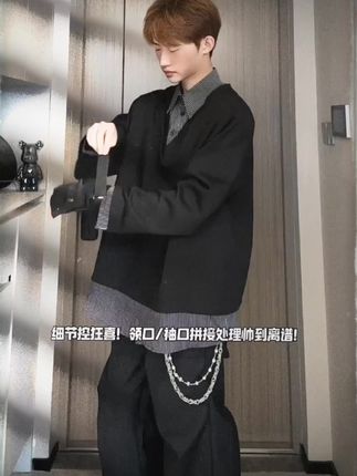 #慵懒风穿搭 #男生穿搭 #秋季穿搭 #卫衣 #长袖t恤