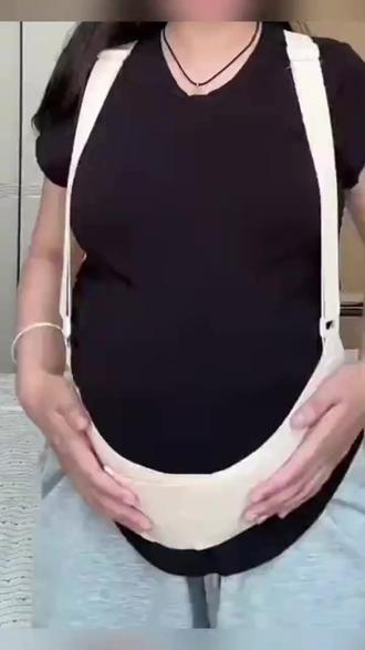 孕妇专用托腹带孕中期孕晚期防勒肚托腹部加宽高弹透气护腰可调节#孕妇托腹带 #孕中期用品 #孕晚期用品 #护腰托腹 #孕妇必备
