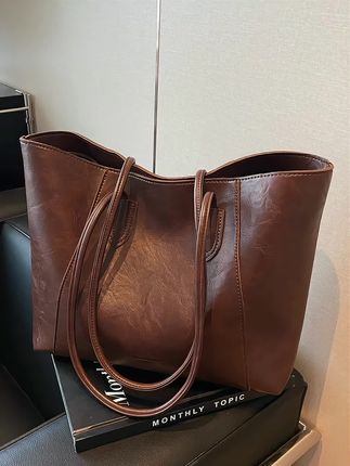 新款休闲百搭单肩包,高级感通勤专用托特包 #包包 #百搭单肩包 #托特包 #通勤包