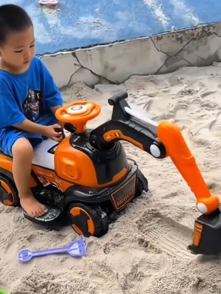 新款儿童超大号挖掘机,可坐可骑工程车,每个孩子心里都有一个挖机梦,男宝女宝都喜欢玩#挖掘机玩具#宝妈推荐#小司机上路#儿童电动车#挖掘机玩具@DOU+小助手 @抖加🔥上热门🔥dou+🔥热点宝