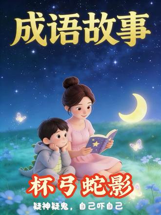 成语故事之杯弓蛇影 #我要上热门话题🔥 成语故事#有趣的知识又增长了 #成语故事#小故事大道理 #育儿冷知识