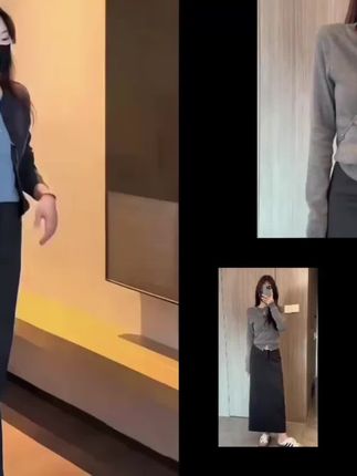 姐妹们快看这件超美的新款拼色假两件针织衫!这套新款假两件针织衫搭配半身长裙,穿上身好看又显瘦。别看它款式简单,设计感可强了,穿上之后气质和魅力直接拉满。针织衫是拼色假两件设计,版型超绝,修身又显瘦,把身材曲线勾勒的恰到好处,棉质的面料亲肤又柔软。穿上它瞬间变身气质女痕,不管是日常出门上班还是出行聚会,穿它都很合适,商家都给咱搭配好了一整套,就算你不会搭配,也完全不用担心穿。穿上一整身洋气又好看,他有着时尚洋气的假两件设计,穿上特别显瘦,而且超级百搭。假两件针织衫搭配开叉半身裙,一套上身既显瘦又气质又温柔,或者是搭配牛仔裤。休闲裤还是裙子都超好看,它的面料软糯舒服,就像贴着皮肤一样。喜欢的姐妹别犹豫,赶紧点击下方小黄车下单!