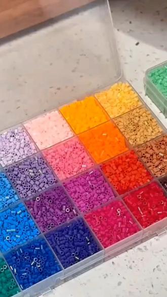 拼豆豆融合豆手工diy套装益智玩具#拼豆豆 #手工DIY #益智玩具 #创意手工#好物推荐🔥