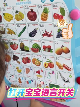 0~3岁宝宝早教有声挂图,标准发音,让孩子跟读。每天学习一点点,宝宝越来越聪明~#益智挂图#幼儿启蒙 #幼儿识字 #专注力练习 #宝妈带娃