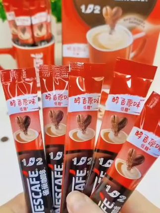 【南京阿姨同款手冲咖啡】雀巢咖啡100条原味意式奶香拿铁速溶30条 #好物推荐 #热卖#抖音