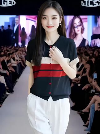 #简约穿搭 #遮肉显瘦 #夏季穿搭 #高级感穿搭 #短袖t恤