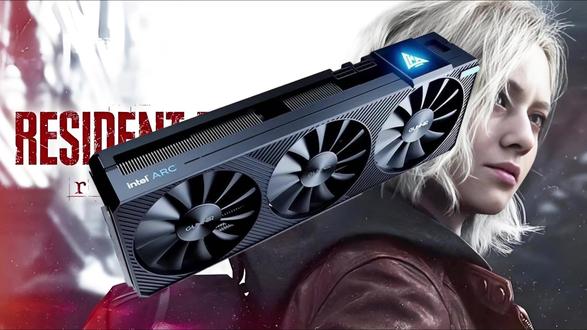 【生化危机9】Intel A770高画质2K光追多少帧? 蓝戟A770 16GB运行化危机9,2K分辨率高画质打开光线追踪,封闭静态场景跑图80~90帧,封闭战斗场景60帧左右,流体火焰计算量较大帧数会下降到50,开放户外战斗场景47帧。#生化危机9 #a770显卡 #英特尔显卡 #b580显卡