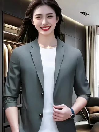 #上热门话题🔥🔥🔥 #商务休闲男装 #薄款小西装#高级感穿搭 #dou+小助手上热门