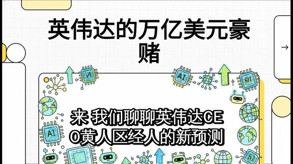 黄仁勋放豪言:到2027年Blackwell和Rubin芯片 #标普500 #赚钱 #美股 #投资 #a股