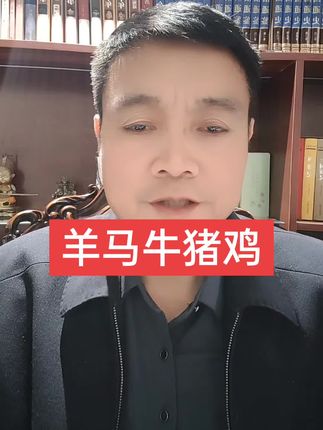 羊马牛猪鸡的家人们#传统文化#生肖