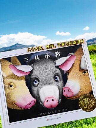 这本三只小猪是大卫·威斯纳的经典之作,它用幽默诙谐的插画和引人入胜的故事情节,讲述了一只小猪凭借智慧成功战胜大灰狼的故事,让孩子们在阅读过程中学会勇敢面对困难。#童书推荐 #课外阅读 #三只小猪 #儿童绘本