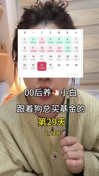 跟着狗总买基金的第29天 今天你盈利了吗#基金#理财#黄金#狗总#白银