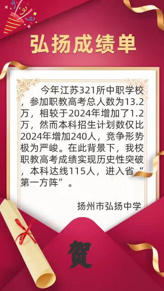 弘扬成绩单!#高考#职教高考#线下上普高#普高