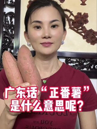 广东话“正番薯”是什么意思呢?#撑粤辉哥#好物推荐🔥#红薯#撑粤语#广府文化