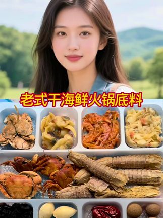 东北老式干海鲜火锅底料,吃火锅五花肉炖酸菜,嘎嘎鲜#火锅 #火锅底料 #干海鲜火锅底料 #汆锅底 #美食