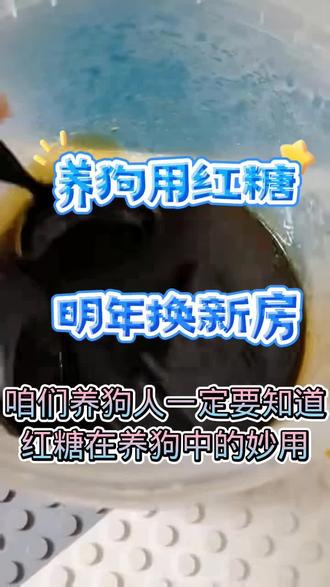 养狗用红糖的好处#养狗经验分享 #新手养狗 #养狗人 #肉狗养殖 #自繁自养 @DOU+小助手