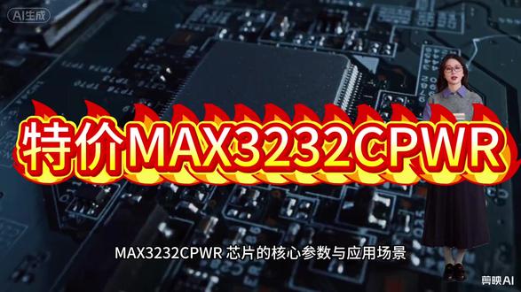 代理商MAX3232CPWR MAX3232CPWR 芯片的核心参数与应用场景
供电电压 3.0V~5.5V(兼容3.3V/5V系统)
数据速率 最高 250kbps(典型值),兼容120kbps~1Mbps高速场景
ESD保护 ±15kV(人体放电模型HBM/IEC 61000-4-2)
工作温度 0°C 至 +70°C(商业级)或 -40°C 至 +85°C(工业级,后缀含"E")
封装形式 TSSOP-16(尺寸:5mm×4.4mm×1mm),表面贴装
电荷泵电容 仅需 4个0.1μF小型陶瓷电容(优于MAX232的1μF)
功耗特性 静态电流 1mA(典型值),关断模式电流 <1μA
宽电压兼容性
支持3V/3.3V/5V供电,适配电池供电设备及低压微控制器(如STM32、ESP32)
集成电荷泵设计
内置双电荷泵,无需外部±12V电源即可生成RS-232电平,简化电路布局
增强抗干扰能力
±15kV ESD防护 + 300mV接收器滞后电压,保障工业环境稳定通信
低功耗优化
待机电流仅1μA,适用于便携式设备节能设计
应用场景
工业自动化
PLC与传感器/上位机的串口通信,抗电磁干扰性强
嵌入式开发调试
微控制器(如STM32)与PC的UART转RS-232接口,支持代码烧录与数据监控
消费电子
智能家居网关、POS机、车载诊断系统(OBD)的串行通信模块
医疗设备
生命体征监测仪的数据传输链路,确保信号完整性
通信设备
替代传统MAX232,用于路由器、调制解调器的串口扩展
#MAX3232CPWR #RS232芯片 #MAXIM代理商 #ADI代理商 #电子元器件