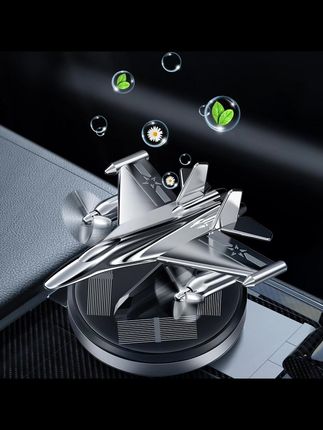 太阳能车载战斗机香薰摆件自动旋转香水#太阳能车载香薰 #战斗机香薰摆件 #自动旋转香氛 #车内香水 #重型轻奢香薰