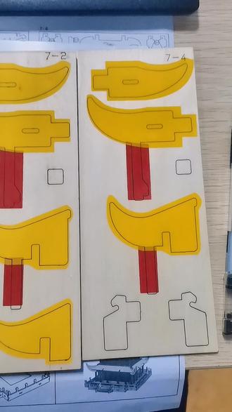 #岳阳楼模型 #模型制作 岳阳楼--外体搭建步骤