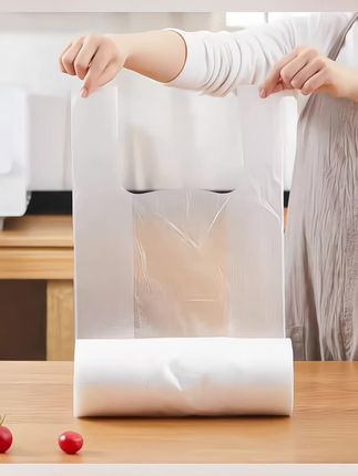 家用背心式保鲜袋,塑料袋,一次性加厚点断大卷冰箱微波炉保鲜袋#居家好物 #好物分享 #保鲜袋 #塑料袋 #保鲜袋密封蔬菜