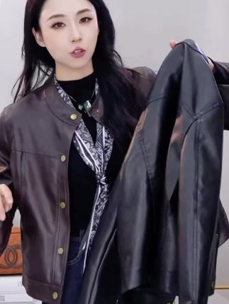 #高级感穿搭 #强烈推荐 #只做高品质 #穿搭分享 #皮衣外套搭配