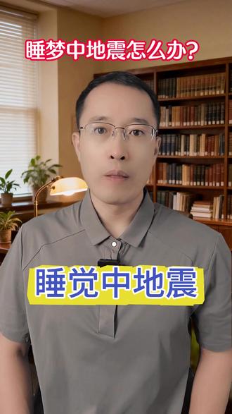 睡梦中地震怎么办? #地震 #自然灾害