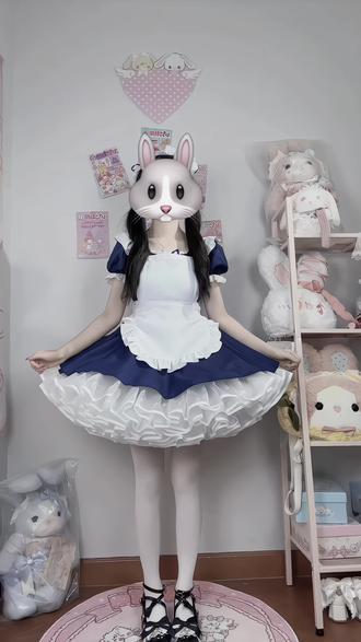 天使女仆最佳裙撑35厘米它来啦~#天使女仆 #天使女仆装 #柿撑鸭 #裙撑#lolita
