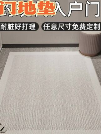 轻奢现代家用进门口地垫入户/门门垫防滑脚垫子门厅客厅踩脚地毯定制#品质生活 #地垫#门口脚垫#入户门地垫#现代脚垫